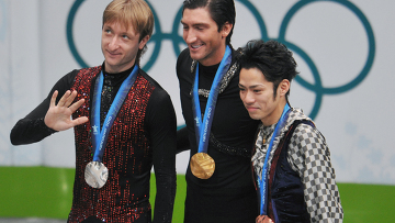 Олимпиада - 2010. Фигурное катание. Мужчины. Произвольная программа Евгений Плющенко, Эван Лайсачек, Дайсуке Такахаси