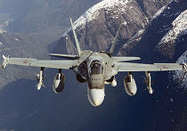 Канадский военный самолет CF-18 Hornet Канадский военный самолет CF-18 Hornet