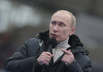Премьер-министр РФ В.Путин выступил на митинге своих сторонников "Защитим страну!" Премьер-министр РФ В.Путин выступил на митинге своих сторонников "Защитим страну!"