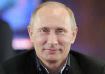 Кандидат в президенты РФ В. Путин посещает избирательный штаб Кандидат в президенты РФ В. Путин посещает избирательный штаб