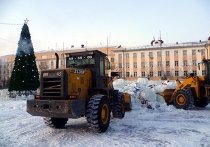 При заливке катка вода залила центр Улан-Удэ и ледовый городок При заливке катка вода залила центр Улан-Удэ и ледовый городок