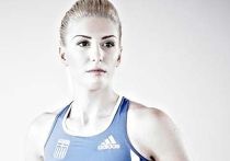 Греческая легкоатлетка Вула Папахристу Греческая легкоатлетка Вула Папахристу
