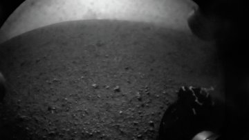 Снимок Марса, сделанный при помощи Марсохода Curiosity Снимок Марса, сделанный при помощи Марсохода Curiosity
