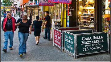 На улице Нью-Йорка