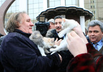 Актер Жерар Депардье в Саранске Актер Жерар Депардье в Саранске