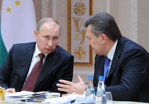 Рабочий визит В.Путина в Белоруссию Владимир Путин и Виктор Янукович