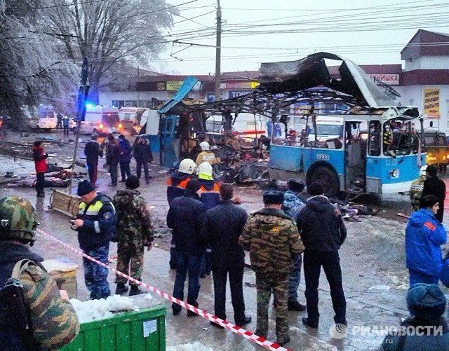 Взрыв машины в волгограде