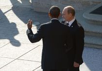 Президент России Владимир Путин и Президент Соединенных Штатов Америки Барак Обама Президент России Владимир Путин и Президент Соединенных Штатов Америки Барак Обама