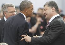 Барак Обама и Петр Порошенко на праздновании 25-летней годовщины первых парламентских выборов в Польше Барак Обама и Петр Порошенко на праздновании 25-летней годовщины первых парламентских выборов в Польше