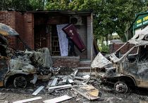 Последствия обстрела Донецка. 16 сентября 2014 Последствия обстрела Донецка. 16 сентября 2014