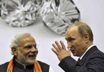 Владимир Путин и Нарендра Моди, визит Владимира Путина в Дели Владимир Путин и Нарендра Моди, визит Владимира Путина в Дели