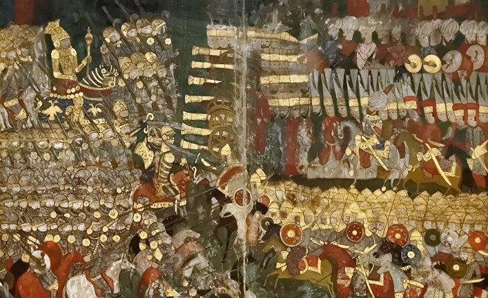 Мохачская битва 1526 года на оттоманской миниатюре Мохачская битва 1526 года на оттоманской миниатюре