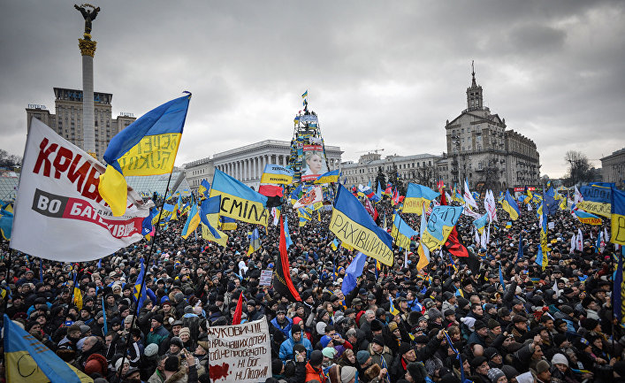 Киев европейская площадь митинг