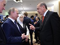 Президент России Владимир Путин и президент Турции Реджеп Тайип Эрдоган в Баку, 12 июня 2015 Президент России Владимир Путин и президент Турции Реджеп Тайип Эрдоган в Баку, 12 июня 2015