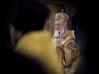 Патриарх Московский и всея Руси Кирилл во время Рождественского богослужения в храме Христа Спасителя в Москве Патриарх Московский и всея Руси Кирилл во время Рождественского богослужения в храме Христа Спасителя в Москве