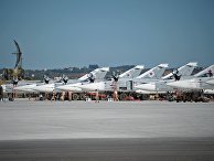Российская боевая авиация на авиабазе "Хмеймим" в Сирии Российская боевая авиация на авиабазе "Хмеймим" в Сирии