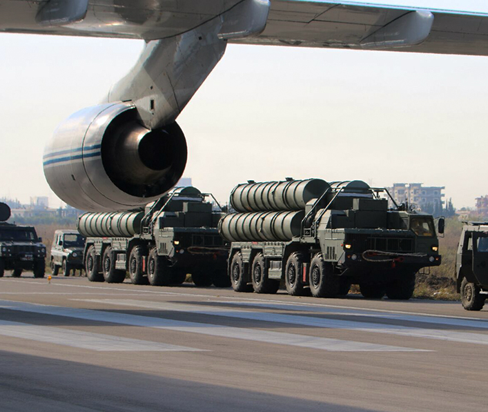 Зенитно-ракетные комплексы С-400 на российской авиабазе Хмеймим, Сирия