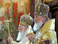 Патриарх Кирилл и патриарх Варфоломей в Храме Христа Спасителя Патриарх Кирилл и патриарх Варфоломей в Храме Христа Спасителя
