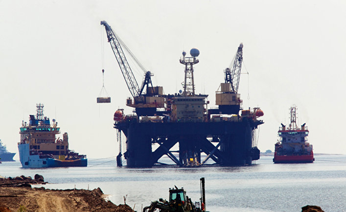 Строительная площадка газопровода "Северный поток"