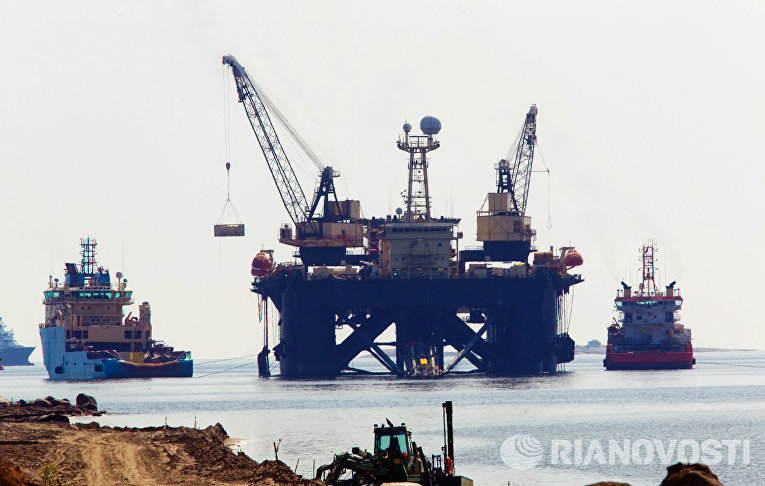 Строительная площадка газопровода "Северный поток"