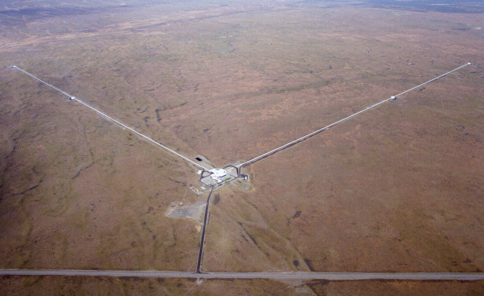 Детектор обсерватории LIGO в Ханфорде, штат Вашингтон