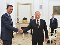 Президент России В.Путин встретился с президентом Сирии Б.Асадом Президент России В.Путин встретился с президентом Сирии Б.Асадом