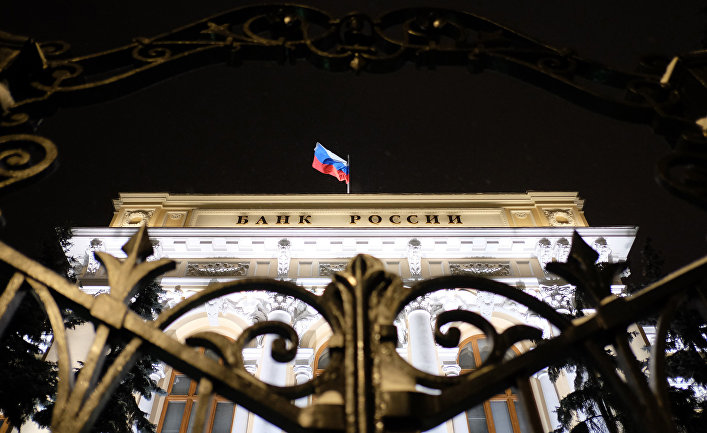 Здание Центрального банка России на Неглинной улице в Москве