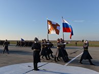 Торжественная встреча российских самолетов с авиабазы Хмеймим в Приморско-Ахтарске Торжественная встреча российских самолетов с авиабазы Хмеймим в Приморско-Ахтарске
