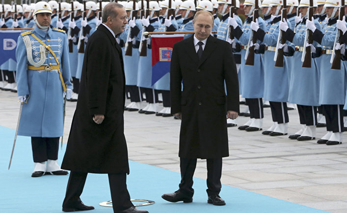 Встреча Владимира Путина и Реджепа Тайипа Эрдогана