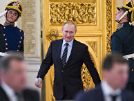 Президент России Владимир Путин перед началом заседания Российского организационного комитета «Победа» в Кремле Президент России Владимир Путин перед началом заседания Российского организационного комитета «Победа» в Кремле