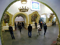 Станция Кольцевой линии Московского метрополитена "Киевская" Станция Кольцевой линии Московского метрополитена "Киевская"