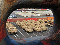 Американская военная техника ждет отправку в Европу Американская военная техника ждет отправку в Европу