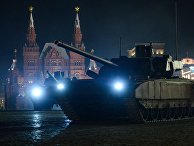Ночная репетиция парада Победы на Красной площади Ночная репетиция парада Победы на Красной площади