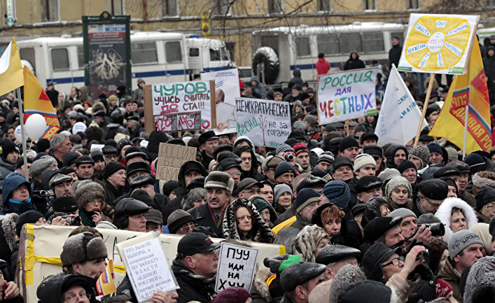Митинг «За честные выборы» в Санкт-Петербурге