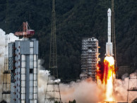 Запуск китайской орбитальной ракеты-носителя Long March-3B Запуск китайской орбитальной ракеты-носителя Long March-3B