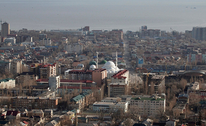 Город Махачкала в Дагестане