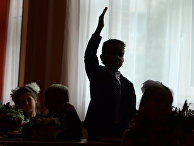 Первоклассники на первом уроке Первоклассники на первом уроке