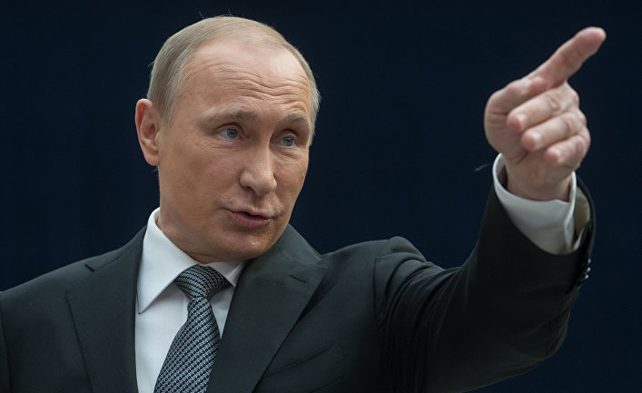 "Прямая линия" с президентом РФ В. Путиным