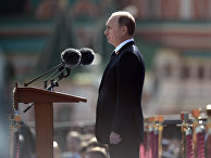 Президент РФ Владимир Путин на военном параде в честь 70-й годовщины Победы в ВОВ Президент РФ Владимир Путин на военном параде в честь 70-й годовщины Победы в ВОВ