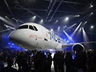 Выкатка нового пассажирского самолета МС-21 в Иркутске Выкатка нового пассажирского самолета МС-21 в Иркутске