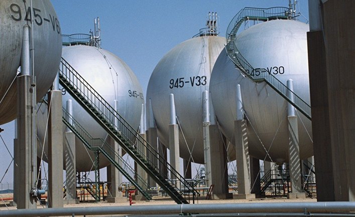 Газовые резервуары компании Saudi Aramco