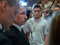 Президент России Владимир Путин в Немецкой школе при посольстве Германии в Москве Президент России Владимир Путин в Немецкой школе при посольстве Германии в Москве
