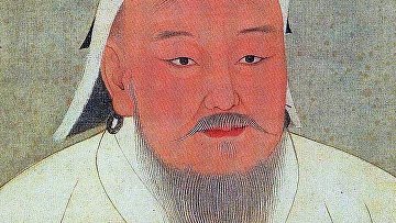 Портрет Чингисхана, XIV век
