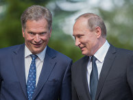 Президент РФ Владимир Путин и президент Финляндской Республики Саули Ниинистё Президент РФ Владимир Путин и президент Финляндской Республики Саули Ниинистё