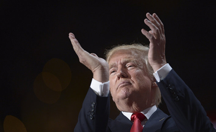 Кандидат в президенты от партии республиканцев Дональд Трамп