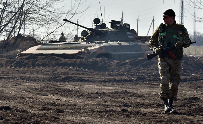 Украинские военные в Донецкой области