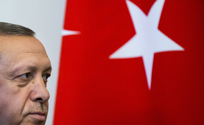 Президент Турции Реджеп Тайип Эрдоган во время встречи с президентом России Владимиром Путиным Президент Турции Реджеп Тайип Эрдоган во время встречи с президентом России Владимиром Путиным