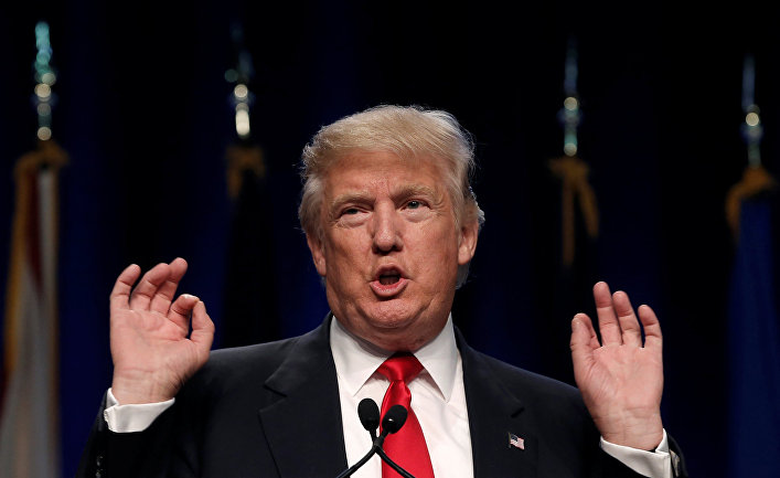 Кандидат в президенты США от Республиканской партии Дональд Трамп