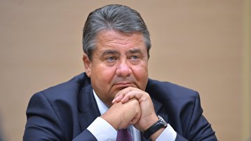 Вице-канцлер, министр экономики и энергетики Германии Зигмар Габриэль