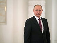 Президент РФ Владимир Путин во время встречи в Кремле Президент РФ Владимир Путин во время встречи в Кремле